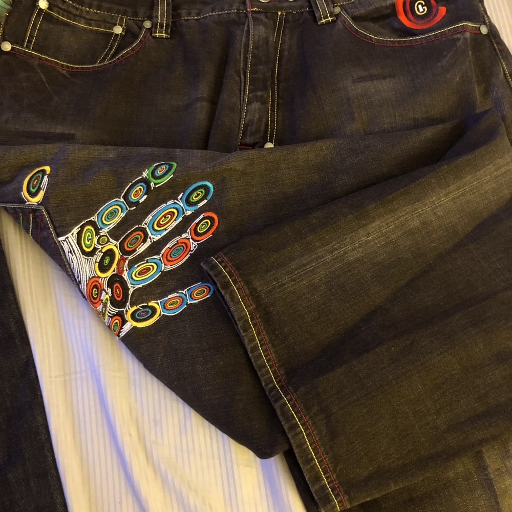 Coogi Black Jeans w/hands